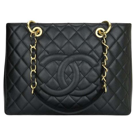 chanel gst black caviar gold hardware|Chanel Black Quilted Caviar GST XL Grand Shopping Tote Gold .